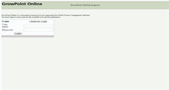 Desktop Screenshot of growpointonline.com