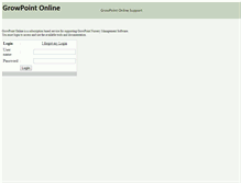 Tablet Screenshot of growpointonline.com